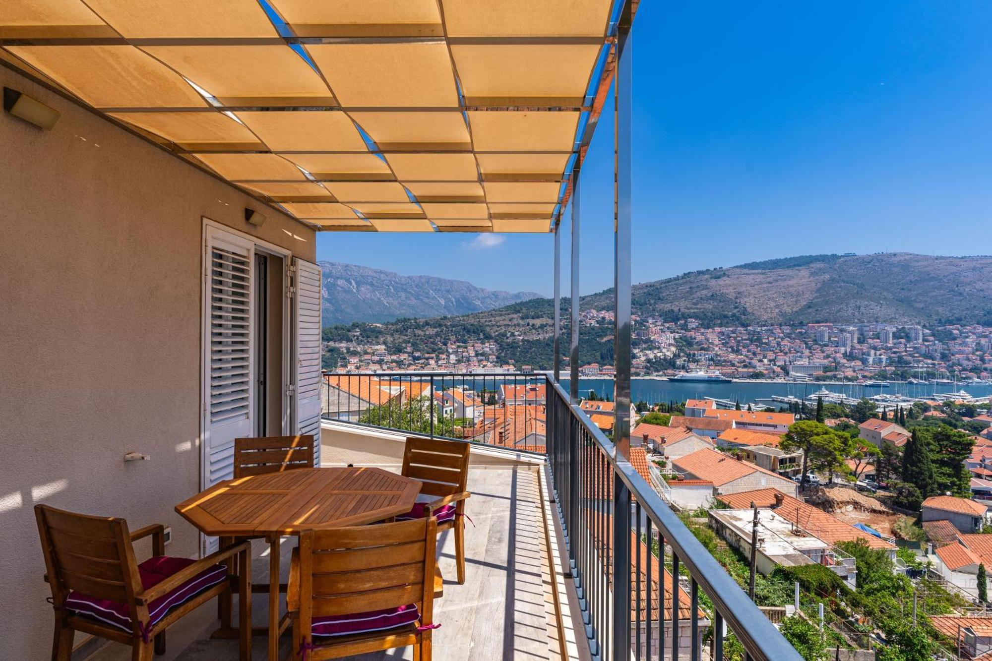 The Panoramic View Penthouse Apartment Sweet Petite Dubrovník Exteriér fotografie