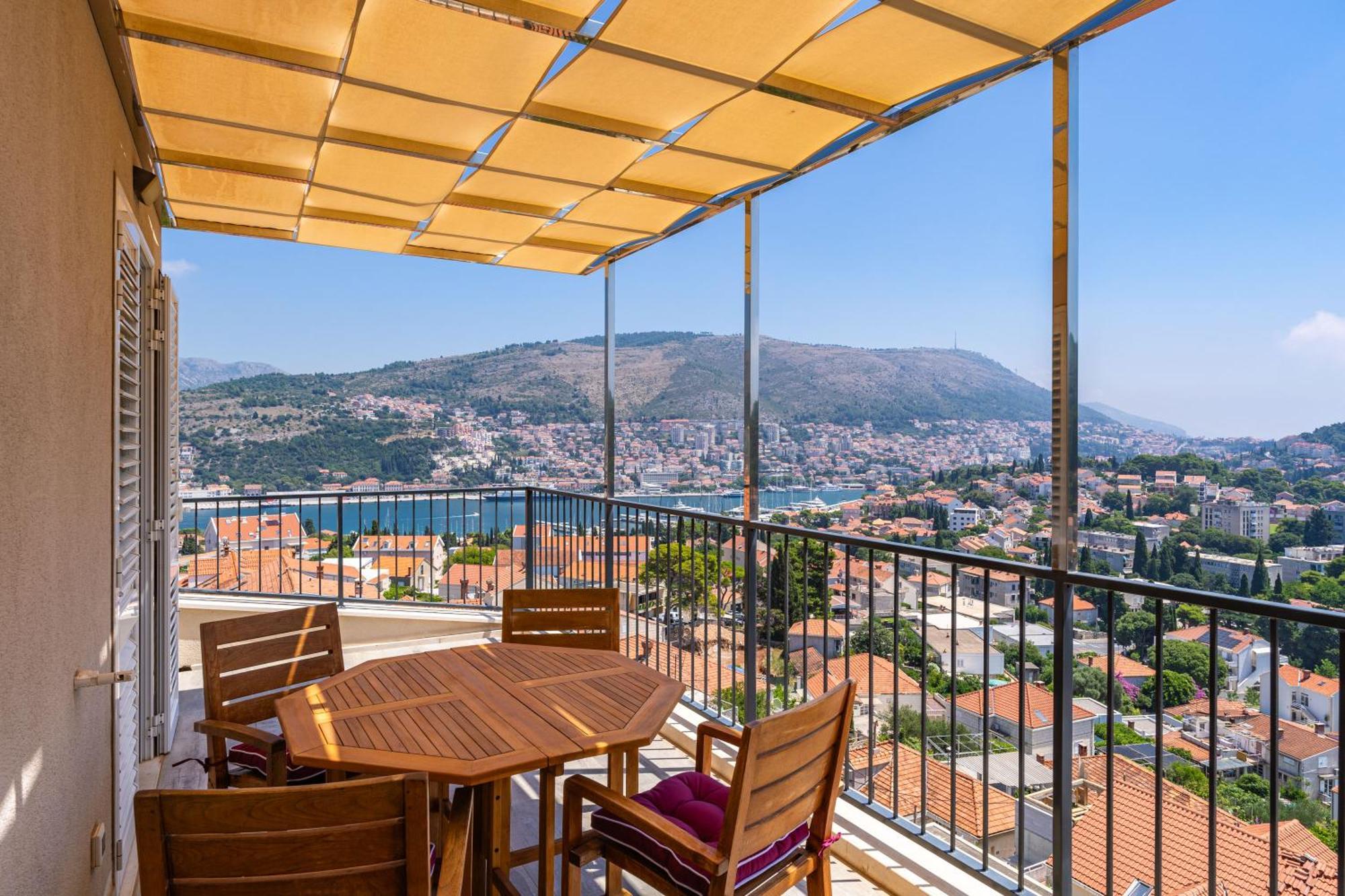 The Panoramic View Penthouse Apartment Sweet Petite Dubrovník Exteriér fotografie