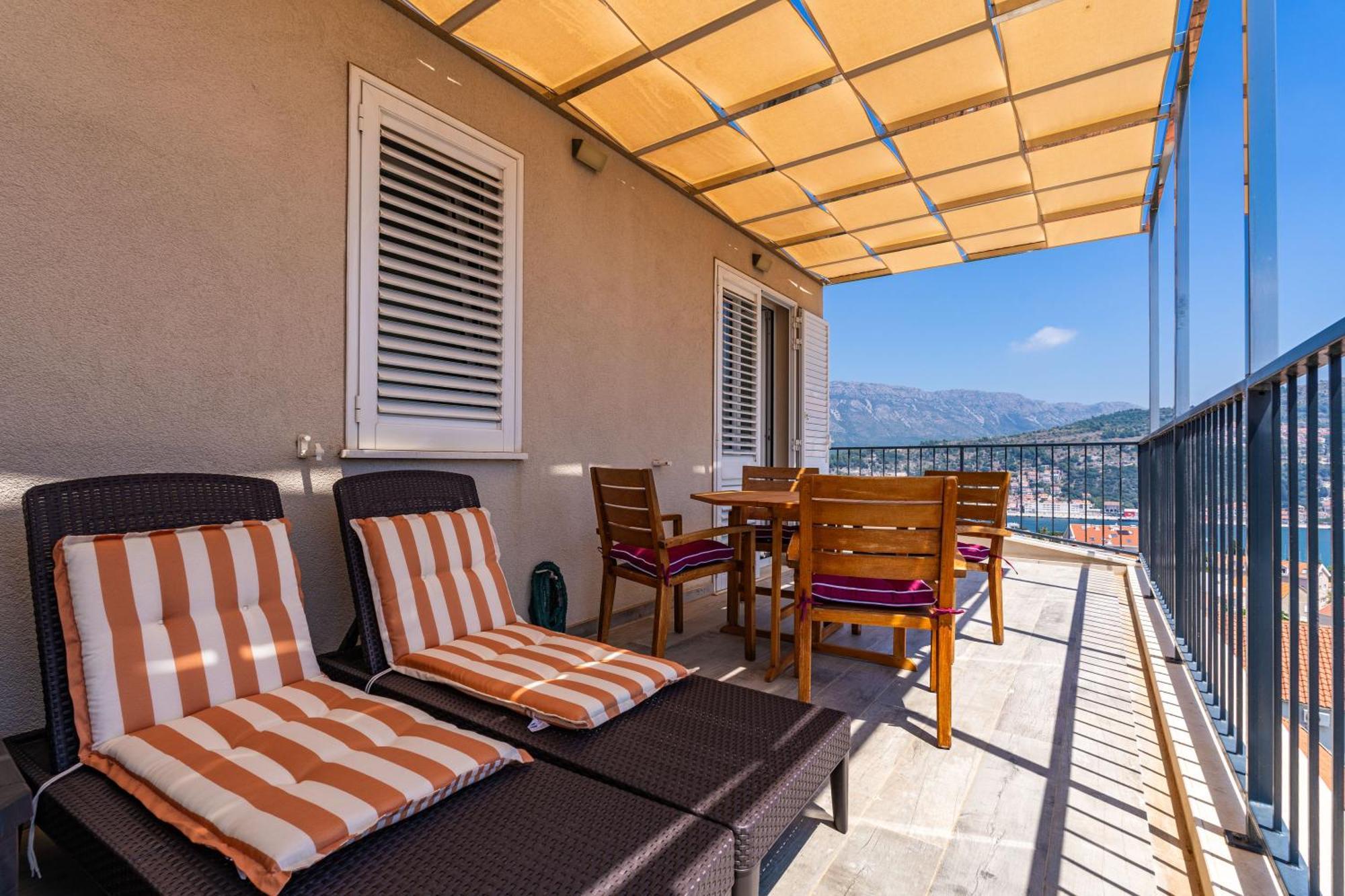The Panoramic View Penthouse Apartment Sweet Petite Dubrovník Exteriér fotografie