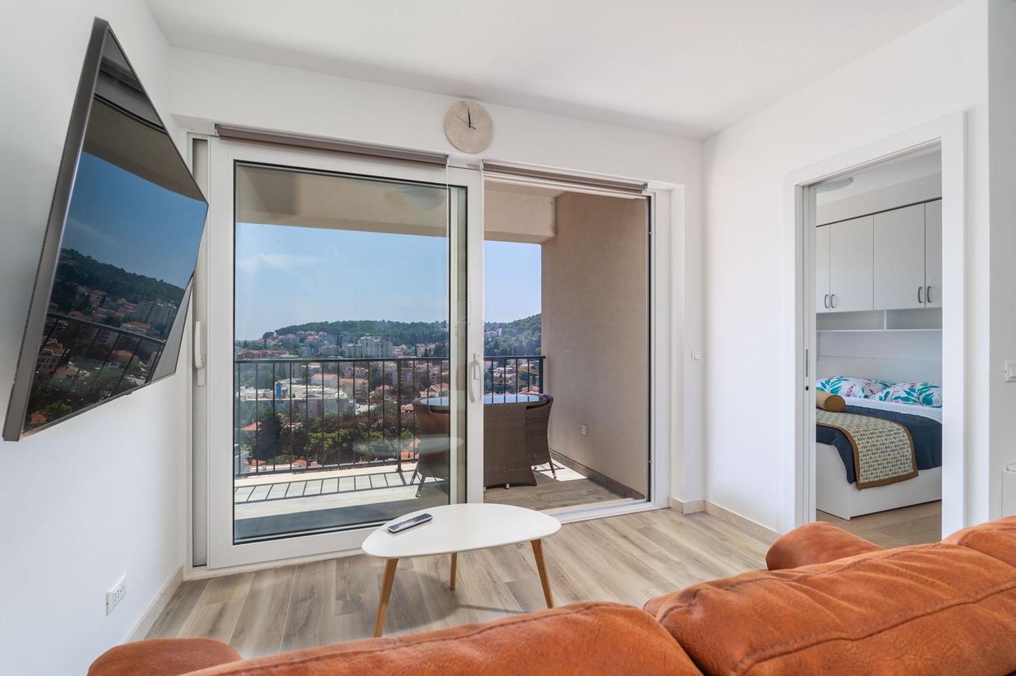 The Panoramic View Penthouse Apartment Sweet Petite Dubrovník Exteriér fotografie